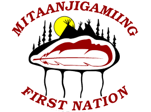 Mitaanjigamiing First Nation logo