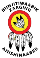 Biinjitiwaabik Zaaging Anishinaabek logo