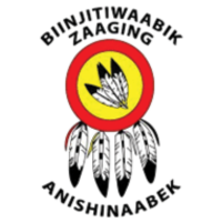 Biinjitiwaabik Zaaging Anishinaabek logo
