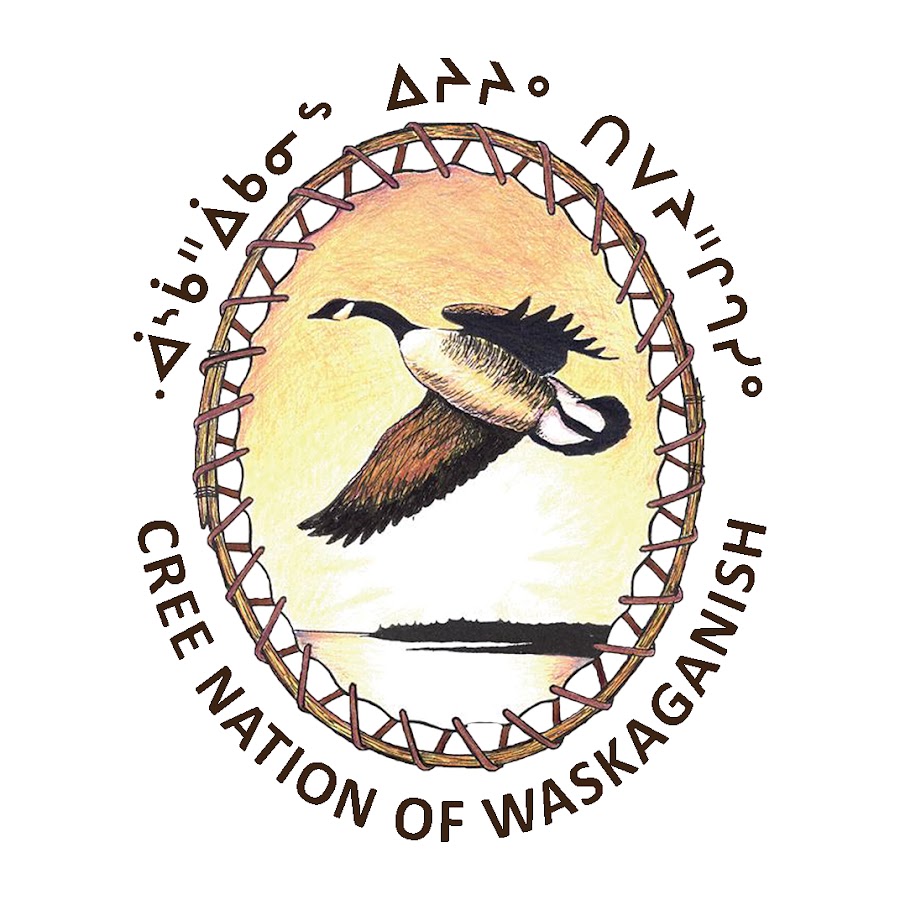 The Crees of the Waskaganish First Nation logo